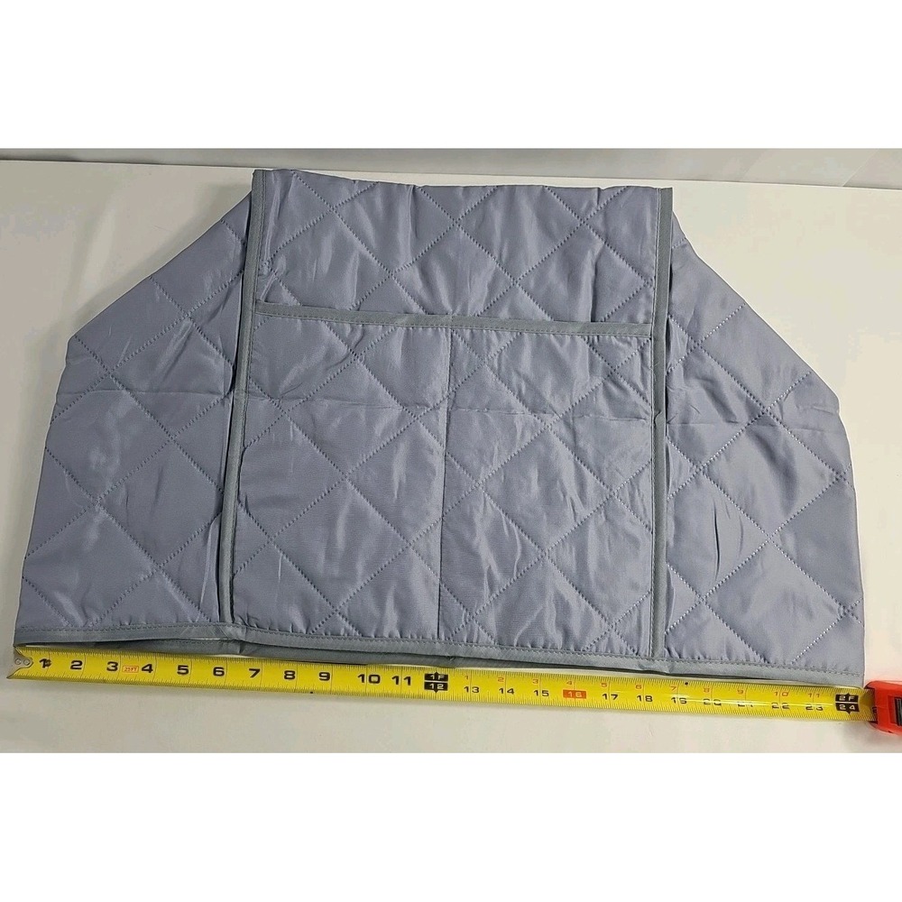 Coffee Maker Quilted Cover Kitchen Appliance Protector 24" Wx 14"Hx 12"D NEW GRY
